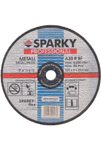 Круг відрізний SPARKY отрезной 230x3x22.2 абразивный A 30 R по металу (20009560404)