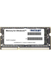 Модуль пам´яті для ноутбука SoDIMM DDR3L 4GB 1600 MHz Patriot (PSD34G1600L2S)