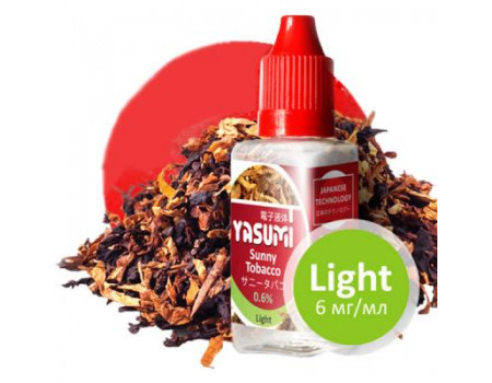 Рідина для електронних сигарет Yasumi Sunny Tobacco 6 мг/мл (YA-ST-6)
