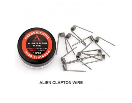 Дріт для спіралі Rofvape Prebuild Coils Alien Wire 0.45 Ом (10pcs) (PVPCAW)