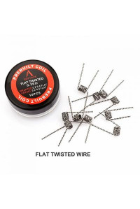 Дріт для спіралі Rofvape Prebuild Coils Flat Twisted Wire 0.36 Ом (10pcs) (PVPCFTW)