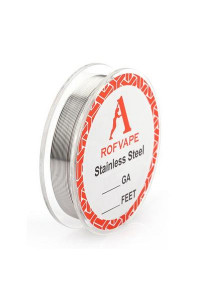 Дріт для спіралі Rofvape Stainless Steel Wire 10m (26AGW/0.4mm) (PVSSW26)