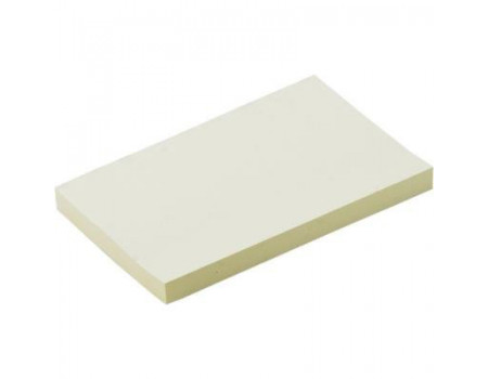 Папір для нотаток Buromax with adhesive layer 76x102мм, 100sheets, yellow (BM.2313-01)