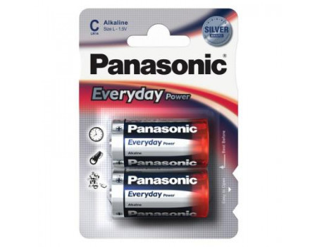 Батарейка PANASONIC C LR14 Everyday Power * 2 (LR14REE/2BR)