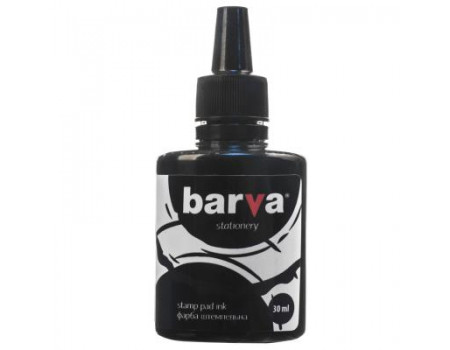 Фарба штемпельна BARVA 30мл, black (SPI-B-002)