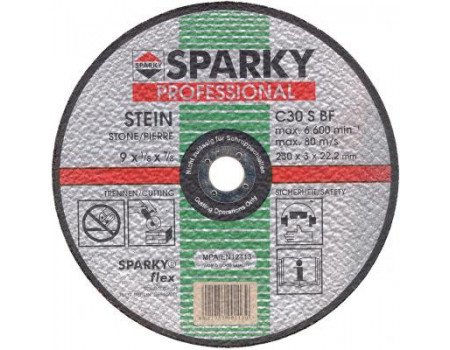 Круг відрізний SPARKY отрезной по камню C 30 S, 150x3.0x22.2 (20009562704)