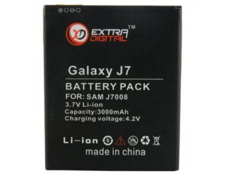 Акумуляторна батарея EXTRADIGITAL Samsung Galaxy J7 J700H (3000mAh) (BMS6407)