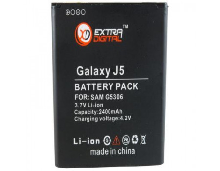Акумуляторна батарея EXTRADIGITAL Samsung Galaxy J5 J500H/DS (2400 mAh) (BMS6408)