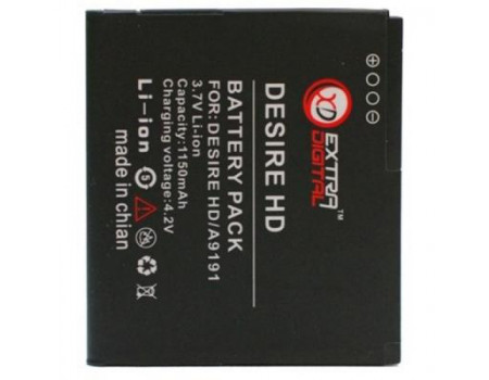 Акумуляторна батарея EXTRADIGITAL HTC Desire HD (1150 mAh) (BMH6201)