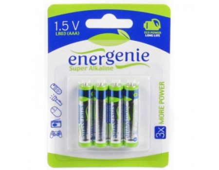Батарейка EnerGenie AAA LR03 * 4 (EG-LR03-4BL/4)