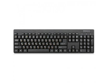 Клавіатура REAL-EL 502 Standard, USB, black