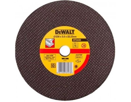 Круг відрізний DeWALT отрезной EXTREME по металлу, 230х3.1х22.2мм. (DT3487-QZ)