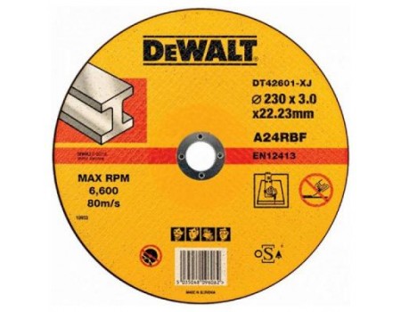 Круг відрізний DeWALT отрезной по металлу, 230х3.0х22.2мм. (DT42601)