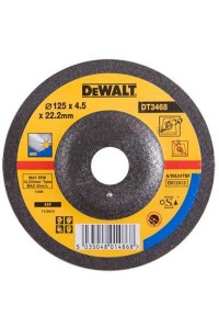 Диск DeWALT шлифовальный INOX по металлу 125х4.5х22.2мм (DT3468-QZ)