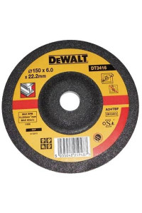 Диск DeWALT шлифовальный по металлу 150х6.0х22.2мм. (DT3416-QZ)