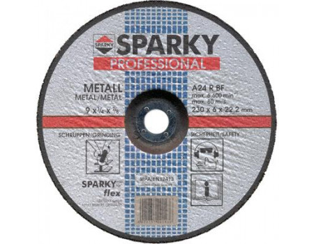 Диск SPARKY шлифовальный по металлу A 24 R, 115мм. (20009565004)