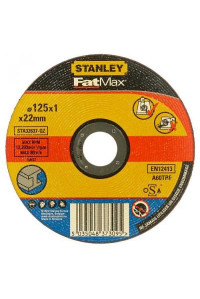 Круг відрізний Stanley отрезной по металлу, 125x1x22.2мм, тип DPC (STA32637)