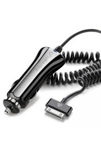 Зарядний пристрій 12-24 В, 1A witn cable 0,5-1m Apple (30pin) CellularLine (CBRIPHONE1)