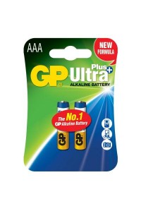 Батарейка GP AAA LR03 Ultra Plus Alcaline * 2 (24AUP-U2 / GP24AUP-2UE2)