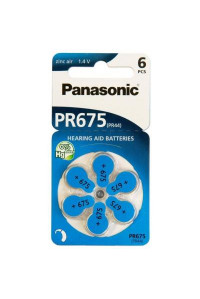 Батарейка PANASONIC PR44 / PR675 (1.4V) * 6 (PR-675H/6LB)
