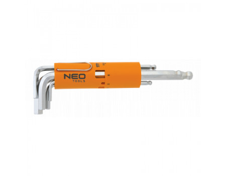 Набір інструментів NEO ключи шестигранные, 2.5-10 мм, набор 8 шт.*1 уп. (09-523)