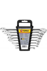 Набір інструментів Topex ключей комбинированных 6-19 мм, 8 шт. (35D756)