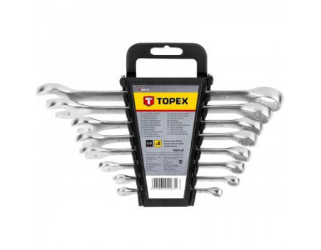 Набір інструментів Topex ключей комбинированных 6-19 мм, 8 шт. (35D756)