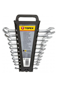 Набір інструментів Topex ключей комбинированных 6-22 мм, 12 шт. (35D757)