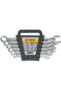 Набір інструментів Topex ключей комбинированных 8-17 мм, 6 шт. (35D755)