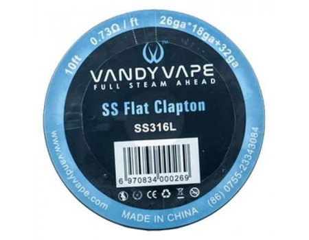 Дріт для спіралі Vandy vape Flat Clapton Wire (VVTFCP)