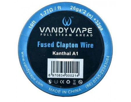 Дріт для спіралі Vandy vape Fused Clapton Wire (VVFCP)