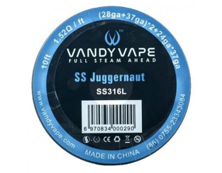 Дріт для спіралі Vandy vape Juggernaut Wire (VVJGT)