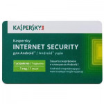 Антивірус Kaspersky Internet Security for Android 1-PDA 1 year Base Card (KL1091OOAFS17)