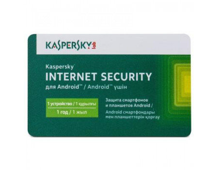 Антивірус Kaspersky Internet Security for Android 1-PDA 1 year Base Card (KL1091OOAFS17)