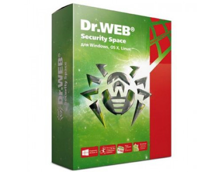 Антивірус Dr. Web Security Space + Компл. защита 1 ПК 1 год эл. лиц. (LHW-BK-12M-1-A3)