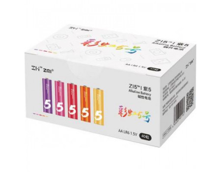 Батарейка ZMi ZI5 Rainbow AA batteries * 40 (Ф01152)