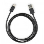 Дата кабель USB 2.0 AM to Type-C 1.0m stainless steel black