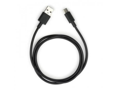 Дата кабель USB 2.0 AM to Type-C 1.0m PVC black Vinga (VCPDC