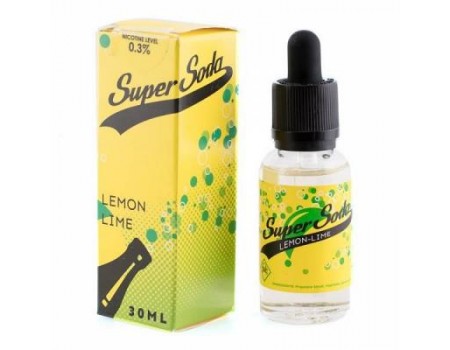 Рідина для електронних сигарет Super Soda Lemon-Lime 3 мг 30 мл (US-SS-LL-3)