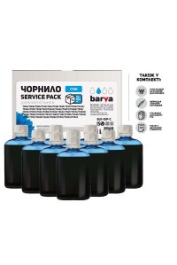 Чорнило BARVA Epson Universal №1 Cyan 10x100мл ServicePack (EU1-1SP-C)