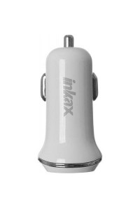 Зарядний пристрій INKAX CD-13 Car charger + Type-C cable 2USB 1A White (F_72208)