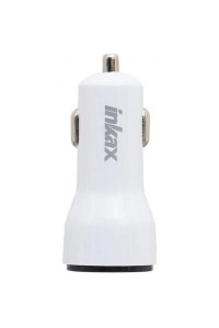 Зарядний пристрій INKAX CD-22 Car charger + Type-C cable 1USB 2.1A White (F_72210)