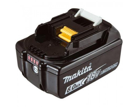 Акумулятор до електроінструменту Makita LXT BL1860B (Li-Ion, 18В, 6Ач, индикация заряда) (632F69-8)