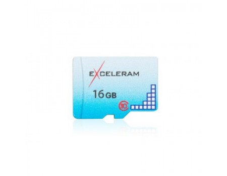Miсro-SDHC memory card 16GB eXceleram Class 10 Color series