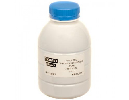 Тонер HP LJ PRO CP1025/CP1215/CP5525 100g CYAN Chemical Tomoegawa (CGK-02C-100)