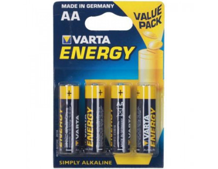 Батарейка Varta AA Energy Alkaline LR6 * 4 (4106229414)