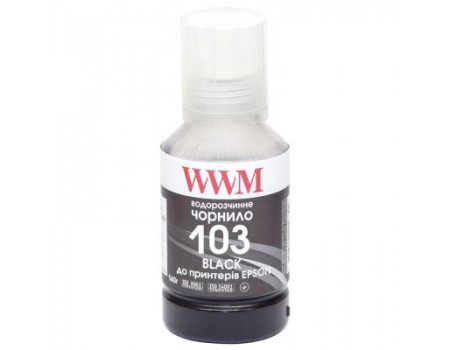Чорнило WWM EPSON L3100/3110/3150 140г Black (E103B)