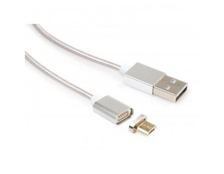 Дата кабель USB 2.0 AM to Micro 5P 1.0m Magnetic Vinga (VCPD