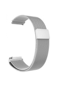 Ремінець до смарт-годинника Langley for Samsung Gear S3/Galaxy Watch Silver