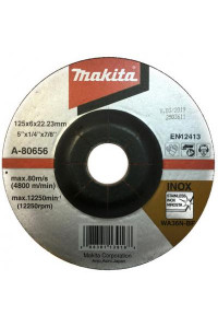Диск Makita зачисной 125 мм 36N по нержавеющей стали (A-80656)